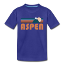 Aspen, Colorado Toddler T-Shirt - Retro Mountain Aspen Toddler Tee - royal blue