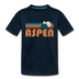 Aspen, Colorado Toddler T-Shirt - Retro Mountain Aspen Toddler Tee - deep navy