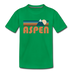 Aspen, Colorado Toddler T-Shirt - Retro Mountain Aspen Toddler Tee - kelly green