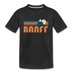 Banff, Canada Toddler T-Shirt - Retro Mountain Banff Toddler Tee - black