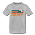 Banff, Canada Toddler T-Shirt - Retro Mountain Banff Toddler Tee - heather gray