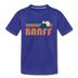 Banff, Canada Toddler T-Shirt - Retro Mountain Banff Toddler Tee - royal blue