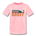 Banff, Canada Toddler T-Shirt - Retro Mountain Banff Toddler Tee - pink