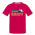 Banff, Canada Toddler T-Shirt - Retro Mountain Banff Toddler Tee - dark pink