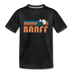 Banff, Canada Toddler T-Shirt - Retro Mountain Banff Toddler Tee - charcoal gray