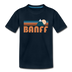 Banff, Canada Toddler T-Shirt - Retro Mountain Banff Toddler Tee - deep navy