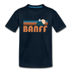 Banff, Canada Toddler T-Shirt - Retro Mountain Banff Toddler Tee