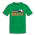 Banff, Canada Toddler T-Shirt - Retro Mountain Banff Toddler Tee - kelly green