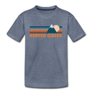 Beaver Creek, Colorado Toddler T-Shirt - Retro Mountain Beaver Creek Toddler Tee - heather blue