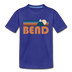 Bend, Oregon Toddler T-Shirt - Retro Mountain Bend Toddler Tee - royal blue