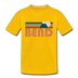 Bend, Oregon Toddler T-Shirt - Retro Mountain Bend Toddler Tee - sun yellow