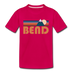 Bend, Oregon Toddler T-Shirt - Retro Mountain Bend Toddler Tee - dark pink