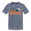 Bend, Oregon Toddler T-Shirt - Retro Mountain Bend Toddler Tee