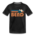 Bend, Oregon Toddler T-Shirt - Retro Mountain Bend Toddler Tee - charcoal gray