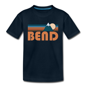 Bend, Oregon Toddler T-Shirt - Retro Mountain Bend Toddler Tee