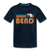 Bend, Oregon Toddler T-Shirt - Retro Mountain Bend Toddler Tee