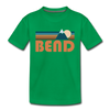 Bend, Oregon Toddler T-Shirt - Retro Mountain Bend Toddler Tee