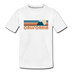 California Toddler T-Shirt - Retro Mountain California Toddler Tee - white