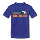 Big Bear, California Toddler T-Shirt - Retro Mountain Big Bear Toddler Tee - royal blue
