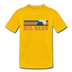 Big Bear, California Toddler T-Shirt - Retro Mountain Big Bear Toddler Tee - sun yellow