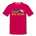 Big Bear, California Toddler T-Shirt - Retro Mountain Big Bear Toddler Tee - dark pink