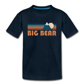 Big Bear, California Toddler T-Shirt - Retro Mountain Big Bear Toddler Tee