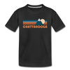 Chattanooga, Tennessee Toddler T-Shirt - Retro Mountain Chattanooga Toddler Tee - black