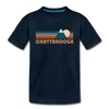 Chattanooga, Tennessee Toddler T-Shirt - Retro Mountain Chattanooga Toddler Tee - deep navy