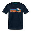 Chattanooga, Tennessee Toddler T-Shirt - Retro Mountain Chattanooga Toddler Tee - deep navy