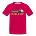 Big Sky, Montana Toddler T-Shirt - Retro Mountain Big Sky Toddler Tee - dark pink