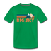 Big Sky, Montana Toddler T-Shirt - Retro Mountain Big Sky Toddler Tee - kelly green