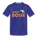Boise, Idaho Toddler T-Shirt - Retro Mountain Boise Toddler Tee - royal blue