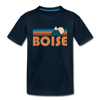 Boise, Idaho Toddler T-Shirt - Retro Mountain Boise Toddler Tee