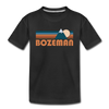 Bozeman, Montana Toddler T-Shirt - Retro Mountain Bozeman Toddler Tee