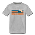 Bozeman, Montana Toddler T-Shirt - Retro Mountain Bozeman Toddler Tee - heather gray