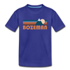 Bozeman, Montana Toddler T-Shirt - Retro Mountain Bozeman Toddler Tee