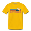 Bozeman, Montana Toddler T-Shirt - Retro Mountain Bozeman Toddler Tee - sun yellow