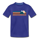 Breckenridge, Colorado Toddler T-Shirt - Retro Mountain Breckenridge Toddler Tee - royal blue