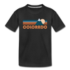 Colorado Toddler T-Shirt - Retro Mountain Colorado Toddler Tee