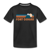 Fort Collins, Colorado Toddler T-Shirt - Retro Mountain Fort Collins Toddler Tee - black