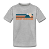 Fort Collins, Colorado Toddler T-Shirt - Retro Mountain Fort Collins Toddler Tee - heather gray