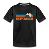 Fort Collins, Colorado Toddler T-Shirt - Retro Mountain Fort Collins Toddler Tee - charcoal gray
