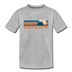 Crested Butte, Colorado Toddler T-Shirt - Retro Mountain Crested Butte Toddler Tee - heather gray