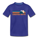 Crested Butte, Colorado Toddler T-Shirt - Retro Mountain Crested Butte Toddler Tee - royal blue