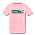 Crested Butte, Colorado Toddler T-Shirt - Retro Mountain Crested Butte Toddler Tee - pink