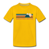Crested Butte, Colorado Toddler T-Shirt - Retro Mountain Crested Butte Toddler Tee - sun yellow