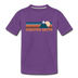 Crested Butte, Colorado Toddler T-Shirt - Retro Mountain Crested Butte Toddler Tee - purple