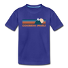 Colorado Springs, Colorado Toddler T-Shirt - Retro Mountain Colorado Springs Toddler Tee - royal blue