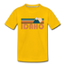 Idaho Toddler T-Shirt - Retro Mountain Idaho Toddler Tee - sun yellow