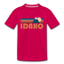 Idaho Toddler T-Shirt - Retro Mountain Idaho Toddler Tee - dark pink